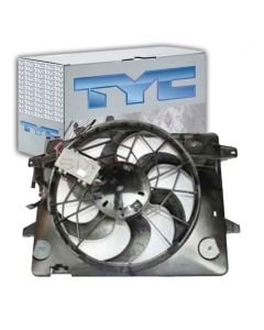 TYC Dual Radiator and Condenser Fan Assembly