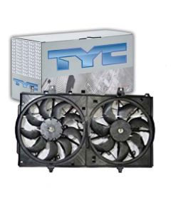 TYC Dual Radiator and Condenser Fan Assembly