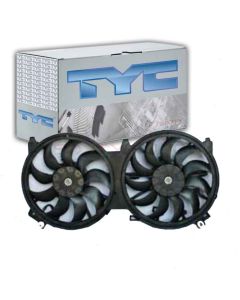 TYC Dual Radiator and Condenser Fan Assembly