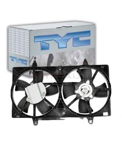TYC Dual Radiator and Condenser Fan Assembly