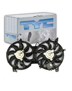 TYC Dual Radiator and Condenser Fan Assembly