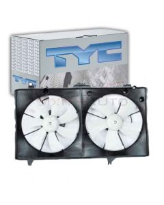 TYC Dual Radiator and Condenser Fan Assembly