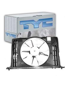 TYC Dual Radiator and Condenser Fan Assembly