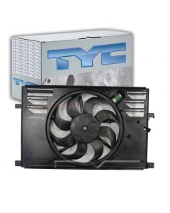 TYC Dual Radiator and Condenser Fan Assembly