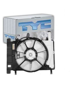 TYC Dual Radiator and Condenser Fan Assembly