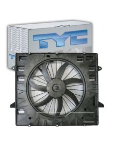 TYC Dual Radiator and Condenser Fan Assembly