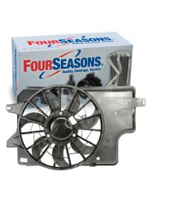 Four Seasons Dual Radiator and Condenser Fan Assembly