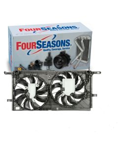 Four Seasons Dual Radiator and Condenser Fan Assembly