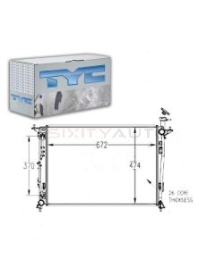 TYC Radiator Assembly