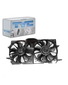 TYC Dual Radiator and Condenser Fan Assembly
