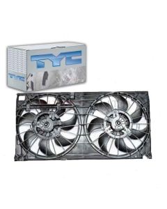 TYC Dual Radiator and Condenser Fan Assembly