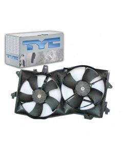 TYC Dual Radiator and Condenser Fan Assembly