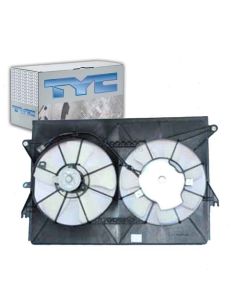 TYC Dual Radiator and Condenser Fan Assembly