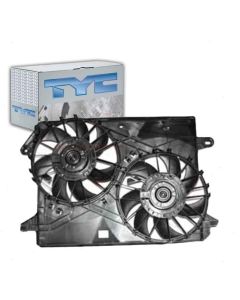 TYC Dual Radiator and Condenser Fan Assembly