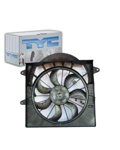 TYC Dual Radiator and Condenser Fan Assembly