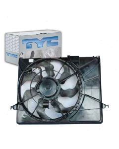 TYC Dual Radiator and Condenser Fan Assembly