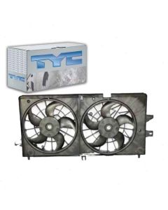 TYC Dual Radiator and Condenser Fan Assembly