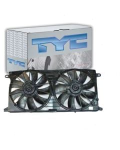 TYC Dual Radiator and Condenser Fan Assembly