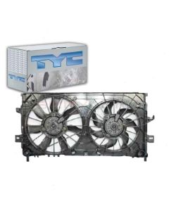TYC Dual Radiator and Condenser Fan Assembly