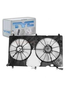 TYC Dual Radiator and Condenser Fan Assembly