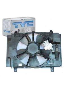 TYC Dual Radiator and Condenser Fan Assembly