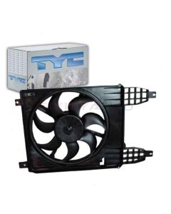 TYC Dual Radiator and Condenser Fan Assembly