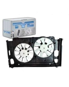 TYC Dual Radiator and Condenser Fan Assembly