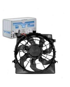 TYC Dual Radiator and Condenser Fan Assembly