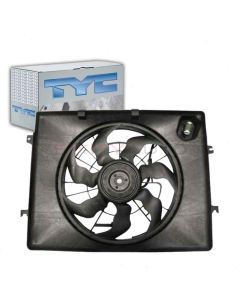 TYC Dual Radiator and Condenser Fan Assembly