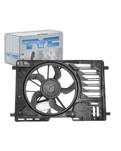 TYC Dual Radiator and Condenser Fan Assembly