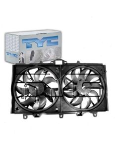 TYC Dual Radiator and Condenser Fan Assembly