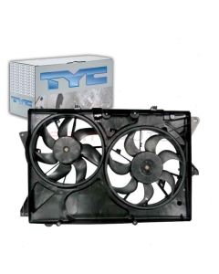 TYC Dual Radiator and Condenser Fan Assembly