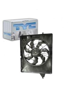 TYC Dual Radiator and Condenser Fan Assembly