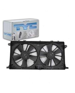 TYC Dual Radiator and Condenser Fan Assembly