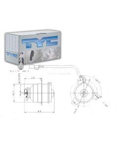 TYC Engine Cooling Fan Motor