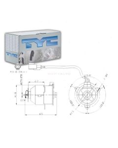 TYC Engine Cooling Fan Motor