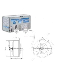TYC Engine Cooling Fan Motor