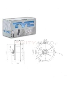 TYC Engine Cooling Fan Motor