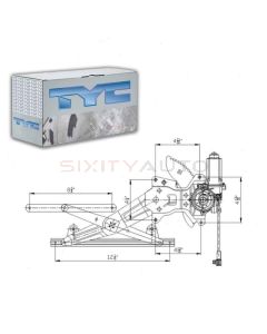 TYC Power Window Motor and Regulator Assembly