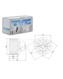 TYC HVAC Blower Motor