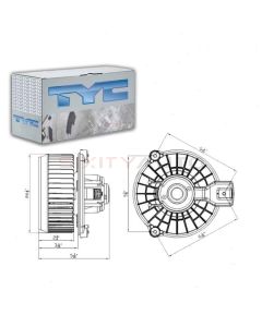 TYC HVAC Blower Motor