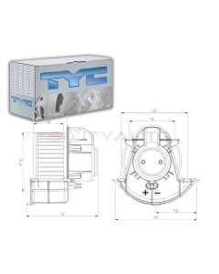 TYC HVAC Blower Motor