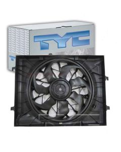 TYC Dual Radiator and Condenser Fan Assembly