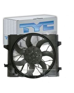 TYC Dual Radiator and Condenser Fan Assembly