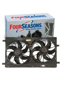 Four Seasons Dual Radiator and Condenser Fan Assembly