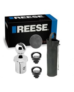 REESE Gooseneck Trailer Hitch Ball and Chain Anchor Kit