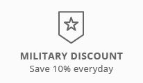 military members and vets save 10% every day