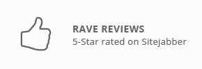 5-star customer rated at sitejabber